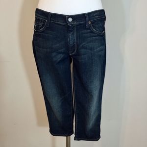 7 For All Mankind Slouchy Capri Jeans Size 27
